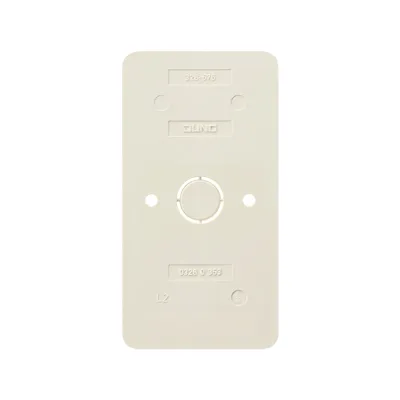 JUNG Bodenplatte 328-676 AP600 | flammwidrig | 2-fach | Thermoplast | horizontal & vertikal | glänzend | weiß