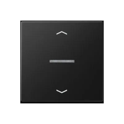 JUNG HOME Taster 1fach BT A 17101 P SWM | Funk-Wandschalter | Bluetooth | LED-Anzeige | graphitschwarz matt