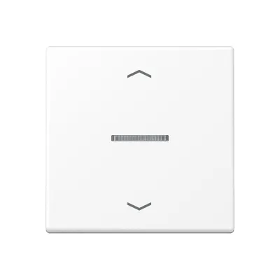 JUNG HOME Taster 1-fach BT A 17101 P WWM | Funk-Taster Jalousie Dimmer | LED | Bluetooth | schneeweiß matt