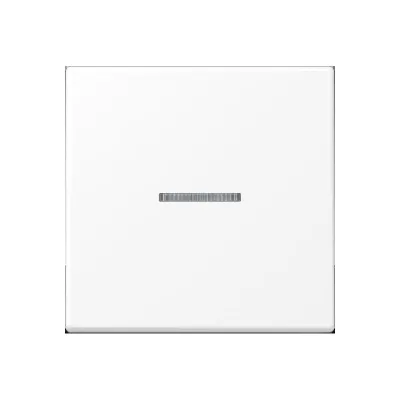 JUNG Taster 1fach BT A 17101 WWM | JUNG HOME | Funk-Bedienelement Serie A | Bluetooth | Smart Home | schneeweiß matt