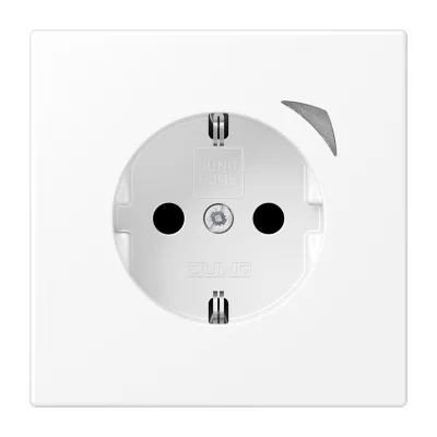 JUNG Smart Steckdose BTLS1521SWWM | SCHUKO Unterputz | Bluetooth | 16A | Berührungsschutz | schneeweiß matt