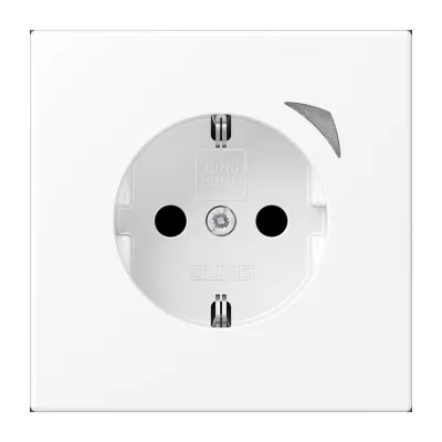JUNG Smart Steckdose BTLS1521SEWWM | SCHUKO Unterputz | Strommessung | Bluetooth | Serie LS | schneeweiß matt