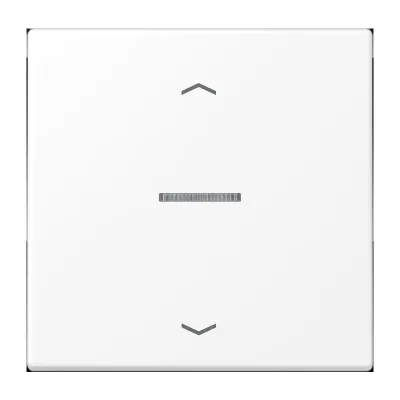 JUNG Taster 1-fach BT LS 17101 P WWM | Funk-Bedienelement Licht/Jalousie/Dimmer | Bluetooth | schneeweiß matt