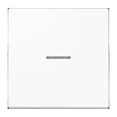 JUNG Taster 1-fach BTLS17101WW | Smart Home Schalter | Bluetooth | Alexa & Google Assistant | Duroplast | alpinweiß