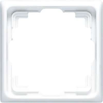 JUNG Rahmen 1-fach CD581KWW Kabelkanal | Unterputz | Duroplast | glänzend | IP20 | 81x81 mm | alpinweiß