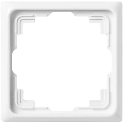 JUNG Rahmen 1-fach CD581KWW Kabelkanal | Unterputz | Duroplast | glänzend | IP20 | 81x81 mm | alpinweiß