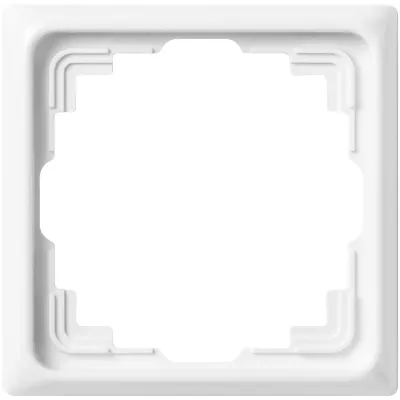 JUNG Rahmen 1-fach CD581KWW Kabelkanal | Unterputz | Duroplast | glänzend | IP20 | 81x81 mm | alpinweiß