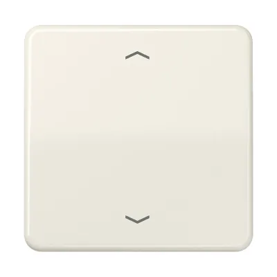 JUNG Wippe für Taster BA 1-fach CD590P 2071.02 | Jalousie Symbol Pfeile | Duroplast | glänzend | cremeweiß RAL 1013