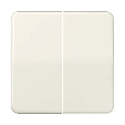 Jung Wippe CD595 | Serienwippe für Serienschalter, Doppeltaster, Multi-Switch | Duroplast | 67x67 mm | glänzend | weiß