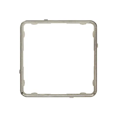 JUNG Applikationsrahmen CDP81ES | CD plus | Edelstahl Optik glänzend | Thermoplast | galvanisiert | halogenfrei