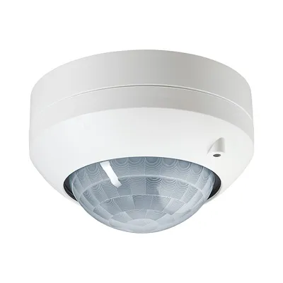 Jung Präsenzmelder DWPM K 360 WW | Deckenmelder 360° Aufputz | Leistungsteil | IR-Fernbedienung | alpinweiß