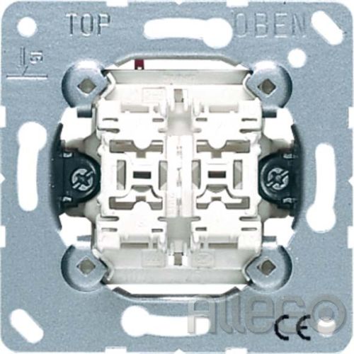 Bild: Jung Doppel-Taster 10AX 250V 2 Schließer 535 U