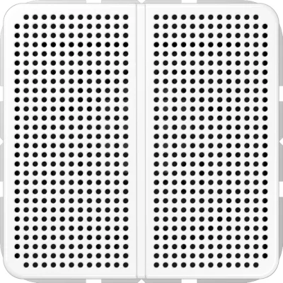 JUNG 3-Klang-Gong CD567-G3WW | Türklingel | 3 Töne | bruchsicher | 8-18V AC/DC | Kunststoff | alpinweiß