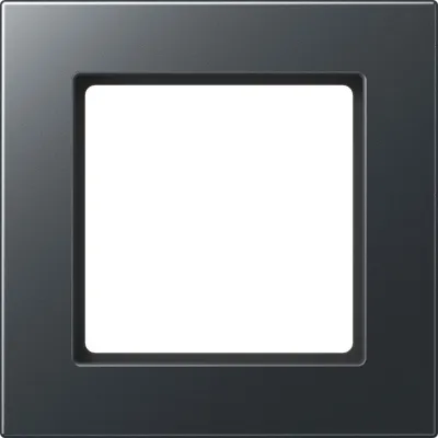 JUNG Rahmen 1-fach A 5581 BF ANM | Einbaurahmen Kunststoff Thermoplast | bruchsicher | IP44 | anthrazit matt