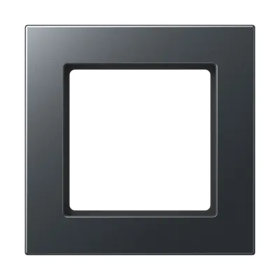JUNG Rahmen 1-fach A 5581 BF ANM | Einbaurahmen Kunststoff Thermoplast | bruchsicher | IP44 | anthrazit matt