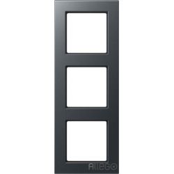 Jung Einbaurahmen 3Fach anthrazit A5583BFANM Rahmen A 550 Jung Einbaurahmen 3Fac