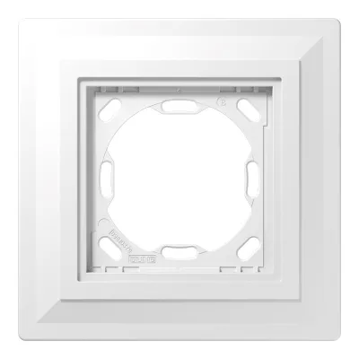 JUNG Einputzadapter PA981G125-0 | 1-fach | Gipskarton 12,5 mm | 130x130 mm | Serie LS Zero | wandbündig | Unterputz