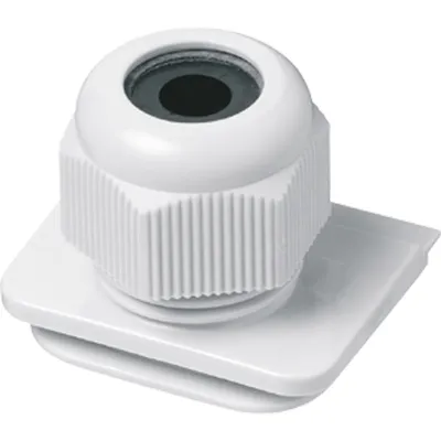 JUNG Einsatz 893-2 | Verschraubung M20x1,5 | für WG 800 wassergeschützte Geräte | Thermoplast | grau RAL 7035