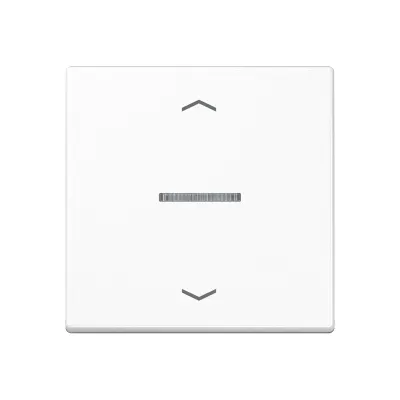 JUNG eNet Funk-Steuertaste FM AS 1700 P WW | 2fach | Standard Pfeile | Duroplast glänzend | LED | alpinweiß RAL 9016
