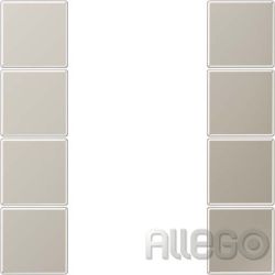 Jung ES2504TSA Tastensatz komplett 4fach