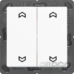 Jung Funk Wandsender ENO 4kanlig ENOA595MPWW mit Symbol Pfeil Jung Funk Wandsend