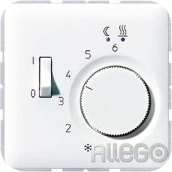 Jung Fußboden-Heiz.-Regler aws 1-pol.Schl.AC 2 FTR CD 231 WW