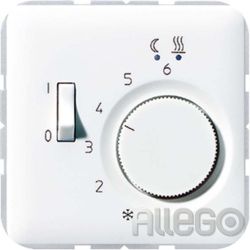 JUNG Fußboden-Heiz.-Regler ws 1-pol.Schl.AC 230V FTR CD 231