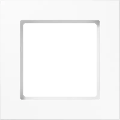 JUNG Rahmen 1-fach | Unterputz | Thermoplast | IP44 | 85x85mm | alpinweiß