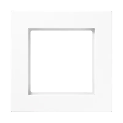 JUNG Rahmen 1-fach | Unterputz | Thermoplast | IP44 | 85x85mm | alpinweiß