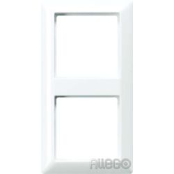 Jung G Rahmen 2-fach aws waage/senkrecht AS 582 BF WW