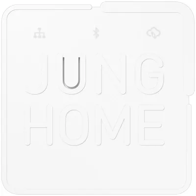 JUNG HOME Gateway BTSGATEWAY | Smart Home Bluetooth-Schnittstelle | bidirektional | LAN & Netzteil | Aufputz | IP20