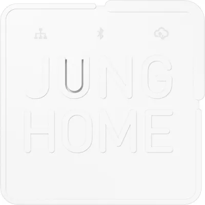 JUNG HOME Gateway BTSGATEWAY | Smart Home Bluetooth-Schnittstelle | bidirektional | LAN & Netzteil | Aufputz | IP20