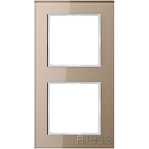 Bild: Jung Glasrahmen 2fach champ waage-/senkrecht AC 582 GL CH