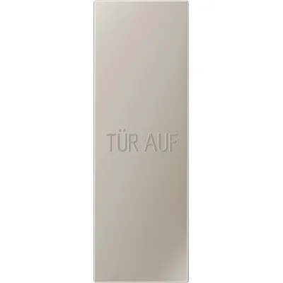 JUNG Großflächenwippe ES 2993 P | Taster "Tür auf" | Edelstahl matt | 70x212 mm | senkrechte Montage