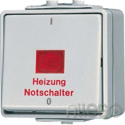 Jung Heizung Notschalter Aus 2-pol. 602 HW
