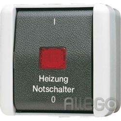 Jung Heizungsnotschalter 803HW WG800 3polig Jung Heizungsnotschalter 803HW WG800