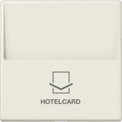 JUNG Hotelcard-Schalter A 590 CARD | AS Serie | für Jung-Taster 531U 532U 533U 534U | Thermoplast | cremeweiß RAL1013
