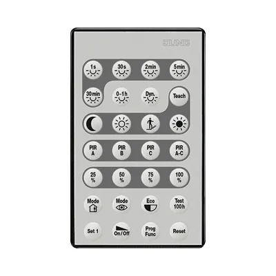 Jung IR-Fernbedienung DWPM FB IR I | für Deckenwächter & Präsenzmelder | Installateur-Version | inkl. CR2025 Batterie