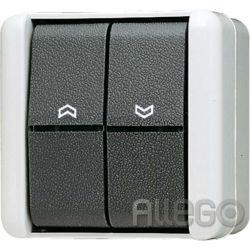 Jung Jalousie-Wippschalter 10AX 250V Tas.1-pol. 839 VW