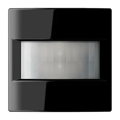 JUNG Bewegungsmelder KNX Unterputz LS3181SW | 180° Erfassung | Helligkeitssensor | Thermoplast | schwarz