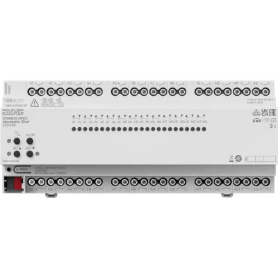 JUNG KNX Schaltaktor/Jalousieaktor 230241SR | 24-fach Schaltaktor | 12-fach Jalousieaktor | 16A | KNX Secure
