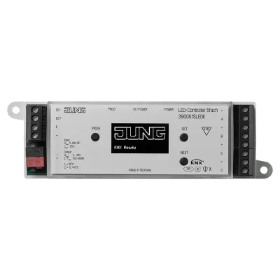 JUNG KNX Dimmaktor 39005 1S LED E | LED-Controller 5-fach | 100-480W | DC 5-48V | Einbau | RGB/HSV | Secure | IP20