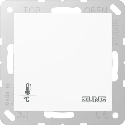 JUNG KNX Raumtemperaturregler A2178ORTSWW | Unterputz | 4fach Tasterschnittstelle | alpinweiß