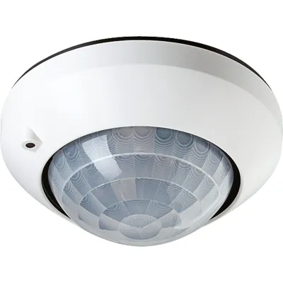 JUNG KNX Präsenzmelder 3361-1 WW | Bewegungsmelder Decke | Aufputz | 360° Erfassung | Helligkeitssensor | alpinweiß