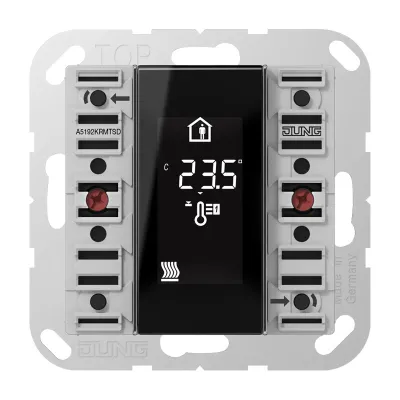 JUNG KNX Raumcontroller-Modul 2-fach | Unterputz | Temperatursensor | 4 Tasten | Status-LED | weiß