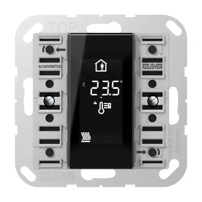 JUNG KNX Raumcontroller-Modul 2-fach | Unterputz | Temperatursensor | 4 Tasten | Status-LED | weiß