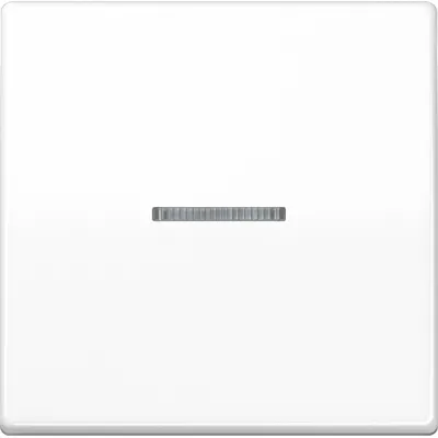 JUNG KNX RF Taster 1fach AS10911STRFWW | Funk-Bussystem | Unterputz | Duroplast | LED | Raumthermostat | alpinweiß