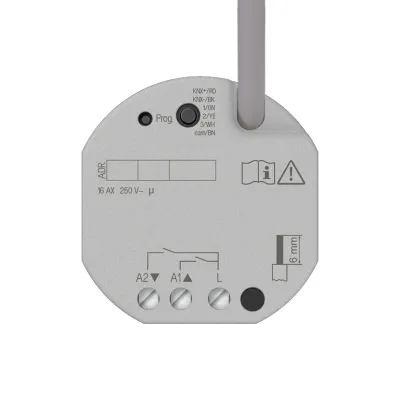 JUNG KNX Schaltaktor 2-fach / Jalousieaktor 1-fach 23002 1S U | Unterputz | 2x16A 2300W | Secure | C-Last