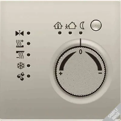 JUNG KNX Stetigregler AL2178 | Raumtemperaturregler Unterputz | Busankoppler | Stellrad | LED | Aluminium