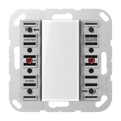 JUNG KNX Tastsensor-Erweiterungsmodul 2fach | Universal | Unterputz | 4 Tasten | LED | Kunststoff | weiß